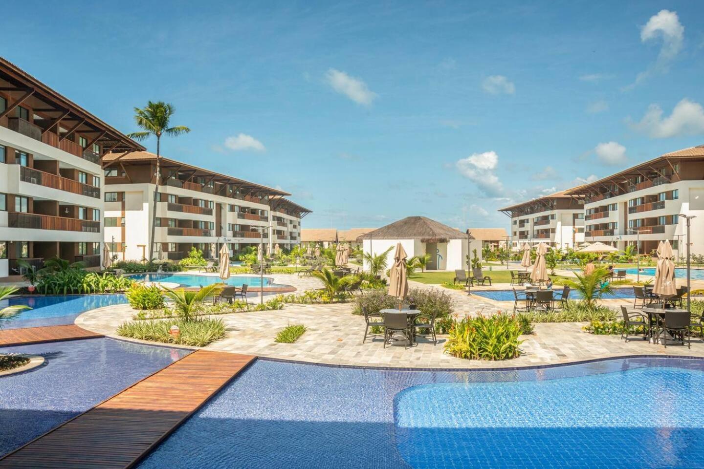 Cupe Beach Living Resort Beira Mar Porto De Galinhas Flat Luxo Sofisticado 3Qts Luaran gambar