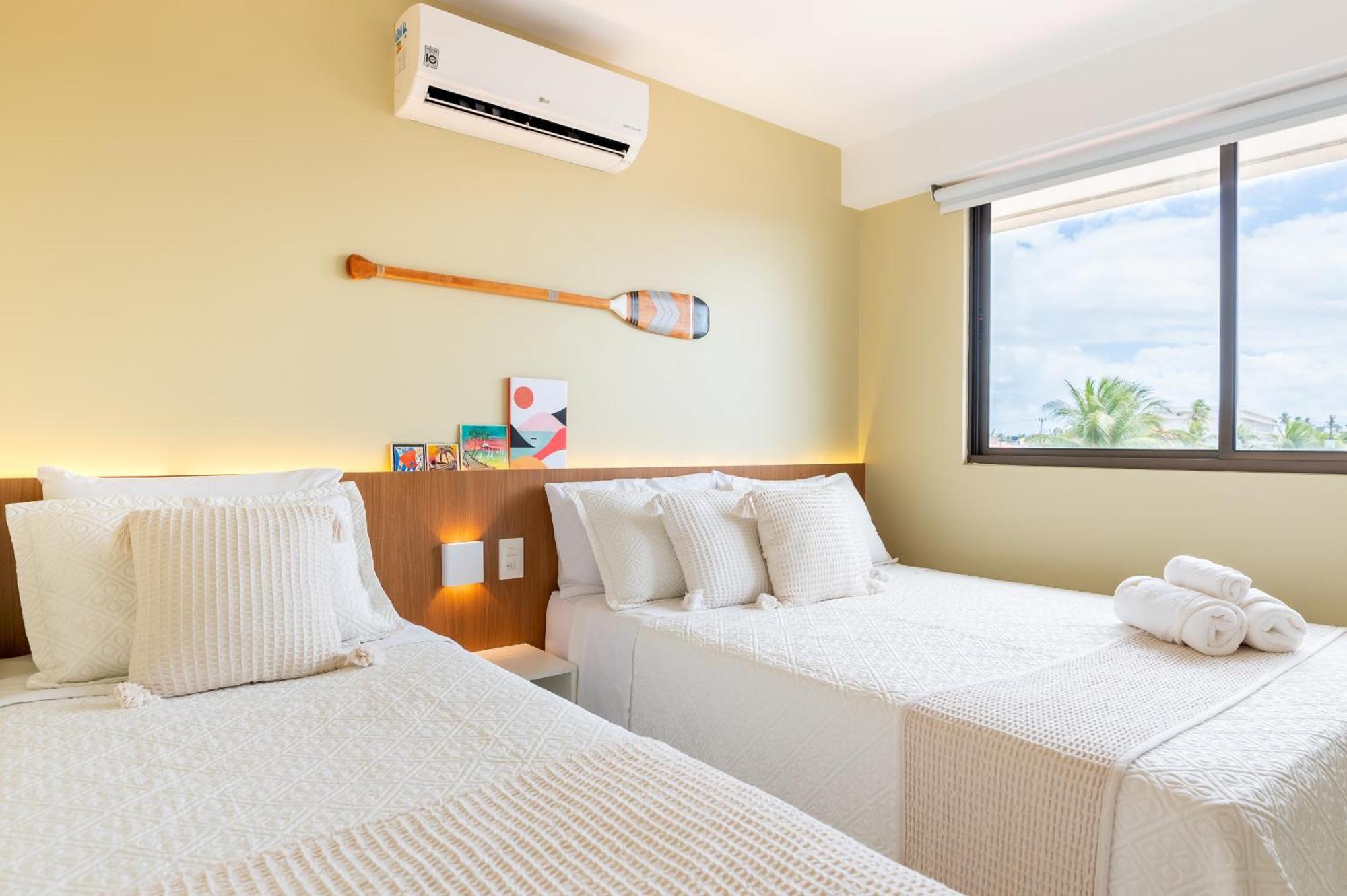 Cupe Beach Living Resort Beira Mar Porto De Galinhas Flat Luxo Sofisticado 3Qts Luaran gambar
