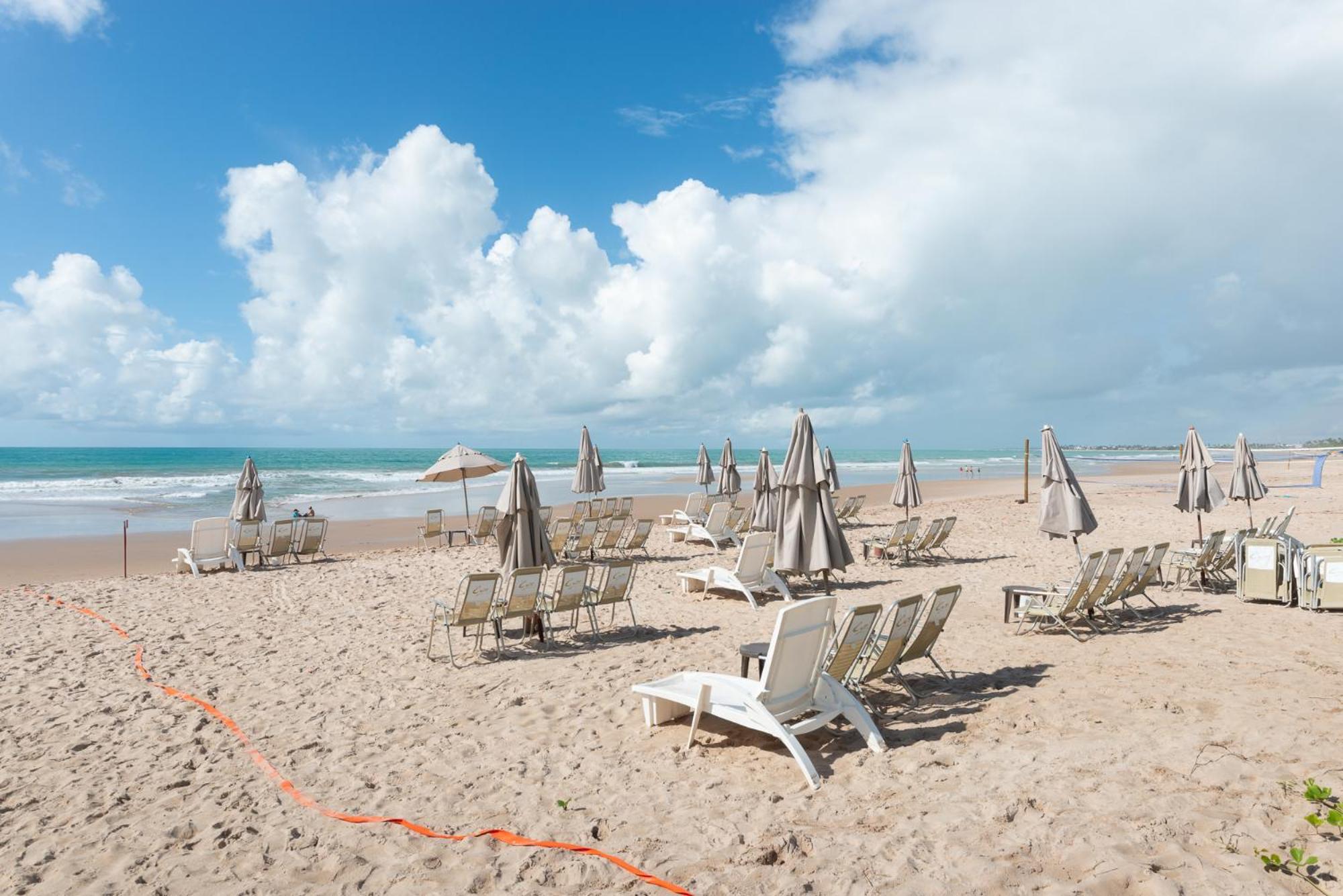 Cupe Beach Living Resort Beira Mar Porto De Galinhas Flat Luxo Sofisticado 3Qts Luaran gambar